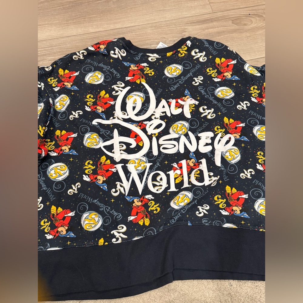NWOT 25th anniversary Disney world sweatshirt